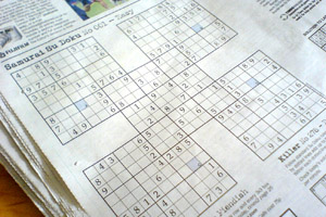 Samurai Sudoku in The Times