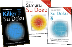 Times Sudoku Books