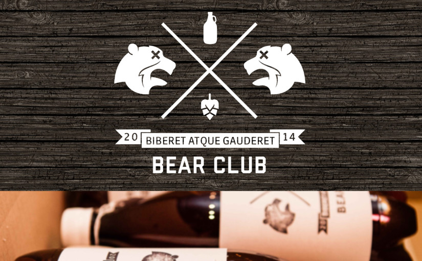 Current homepage for the Bear Club beer subscription service