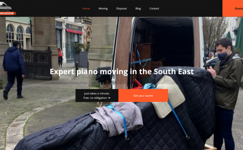 Kent Piano Movers goes live