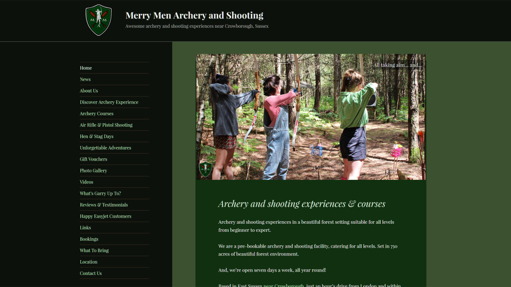 Merry Men Archery - Outdoor Archery in Sussex