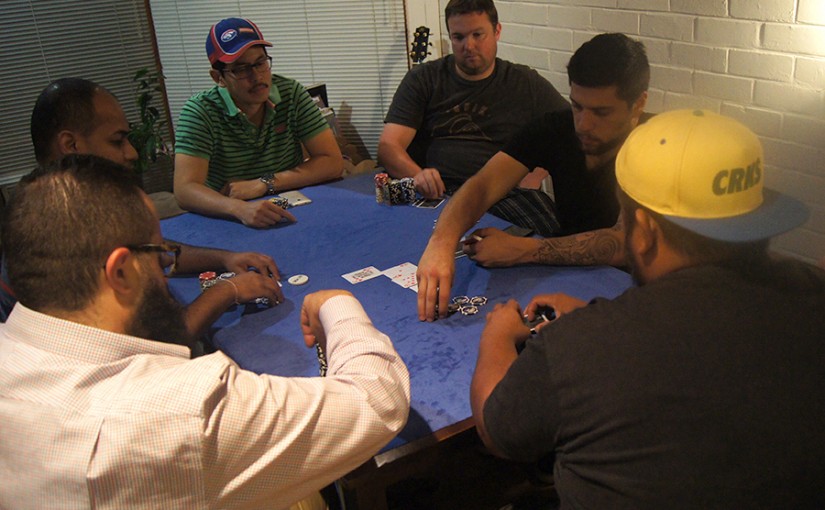 Players at the PLO Poker Night