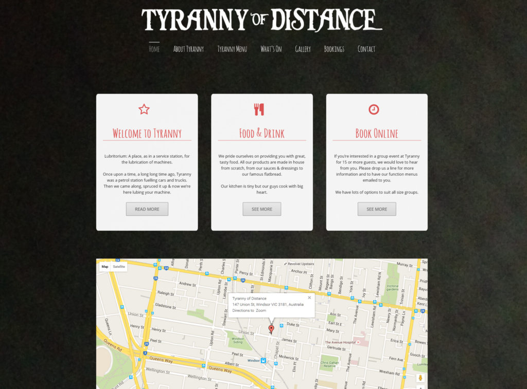 Tyranny of Distance