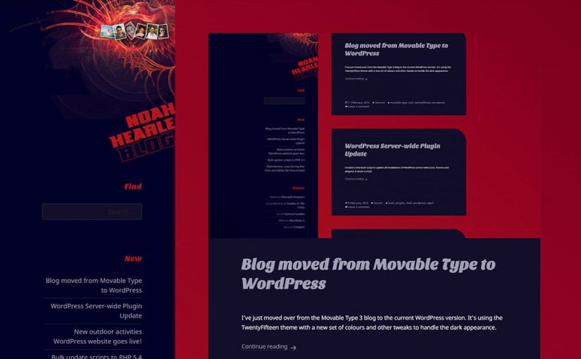 Blog moved from Movable Type to WordPress